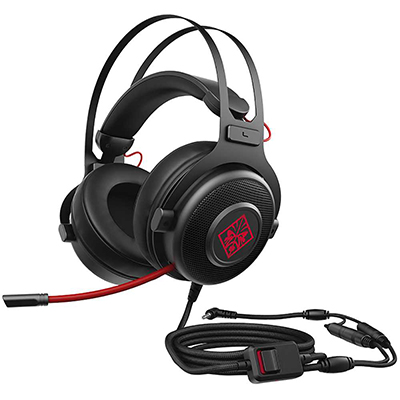Headset Gamer HP Omen 800 1KF76AA driver 53mm P2 3,5mm
