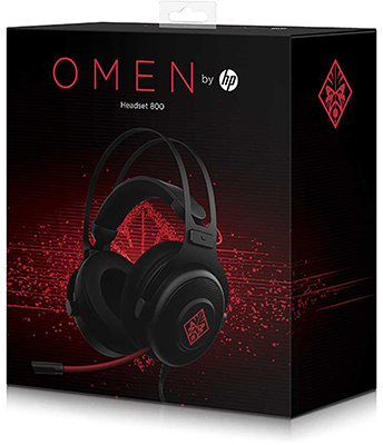 Headset Gamer HP Omen 800 1KF76AA driver 53mm P2 3,5mm