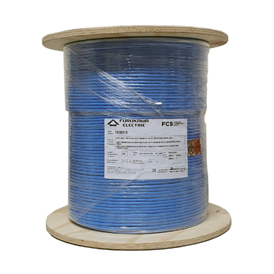 Bobina Cabo U/UTP CMX Furukawa 305m cat5e 4 pares azul