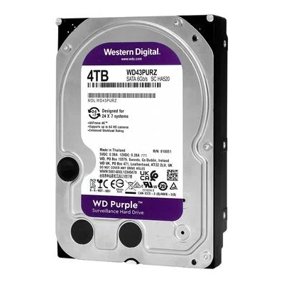 Disco rgido 4TB WD43PURZ Purple para cftv - WD-Intelbras