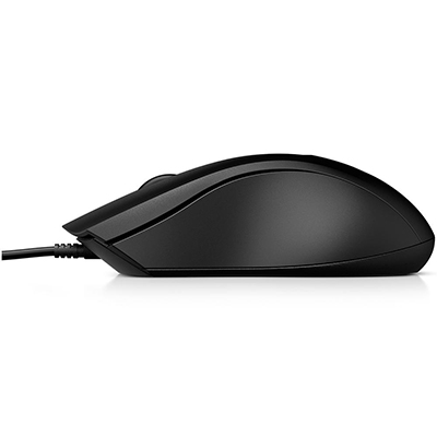 Mouse com fio 1600 dpi HP 100 USB2 3 botes c/ roller