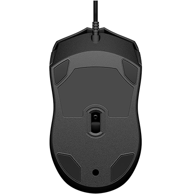 Mouse com fio 1600 dpi HP 100 USB2 3 botes c/ roller