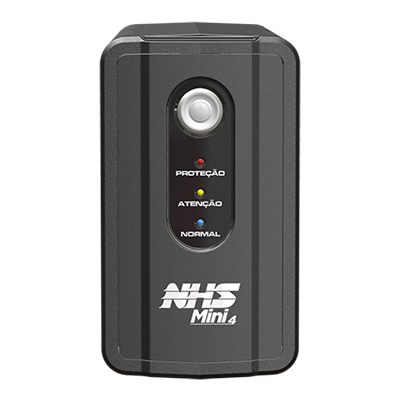 Nobreak 700VA (350W) NHS mini 4 bivolt/220V bat 7Ah