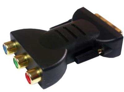 Adaptador DVI maxho p/ RGB fmea p/ monitores, Tblack