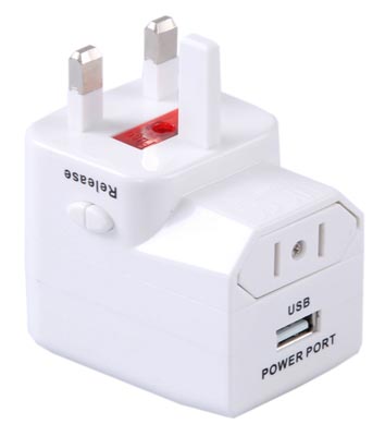 Adaptador de tomadas universal NewLink com USB