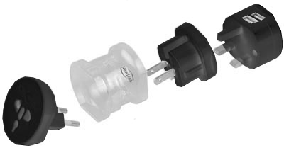 Adaptador de energia universal c/ USB NewLink AD103 
