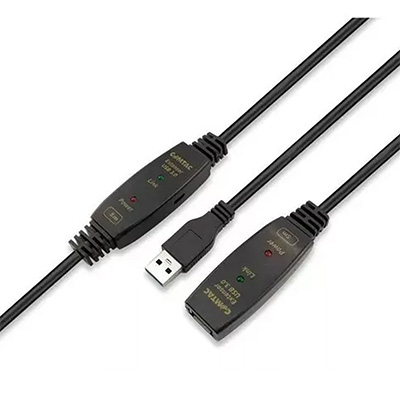 Cabo extensor USB 3.0 amplificado Comtac 28129373 5m 