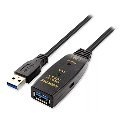 Cabo extensor USB 3.0 amplificado Comtac 28129374 10m 
