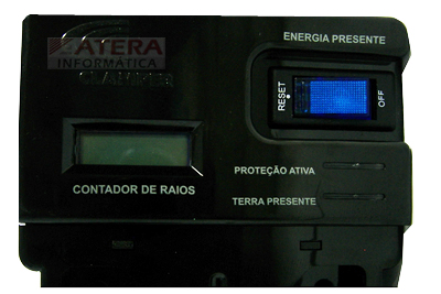 Protetor de surto c/ contador, Clamper 10A 293J TV/Tel