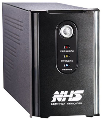 Nobreak senoidal 1KVA (600W) NHS Compact Bivolt/120V