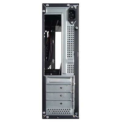Gabinete desktop slim C3Tech com fonte 200W SFX