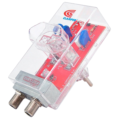Protetor contra raio e-Clamper p/ CATV cable modem e PC