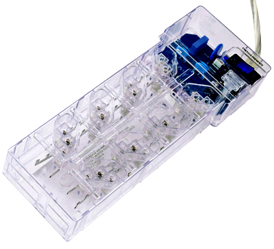 Protetor contra raio Clamper 8 tom. 127/220V 10A 293J