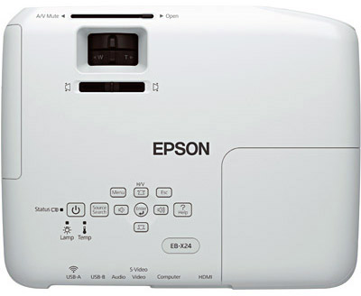 Projetor Epson PowerLite X24+ 3500 Lumens HDMI WiFi