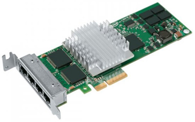 Placa de rede PCIe Intel Pro EXPI9404PTL 4 LAN Gigabit