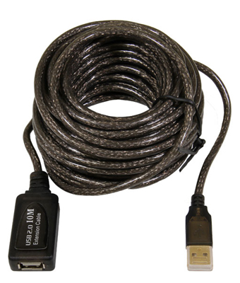 Cabo extensor USB 2.0 amplificado, Comtac 9157, c/ 10 m