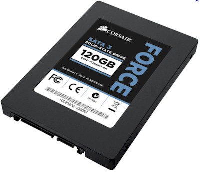 HD SSD 120GB Corsair SATA-III, CSSD-F120GB3-BK