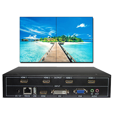 Controlador video wall p/ 4 monitores full HD Flexport