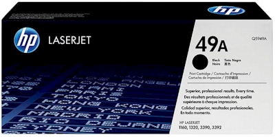 Toner preto HP 49A Q5949A p/ Ljet 1160 1320 3390 3392