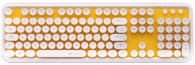 Teclado, mouse s/ fio C3Tech K-W200 branco antirespingo