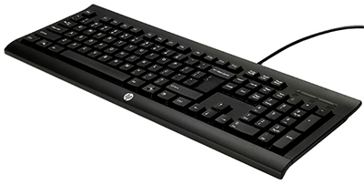 Teclado padro com fio HP K1500 ABNT-2, USB