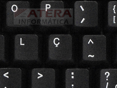 Teclado padro com fio HP K1500 ABNT-2, USB
