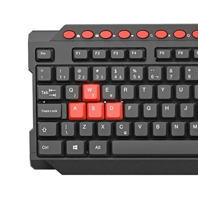 Teclado Gamer C3Tech KG-10BK V2 ABNT2 16 teclas atalho, USB