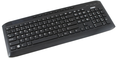 Teclado Multimdia K-Mex KM-C528 119 teclas, USB