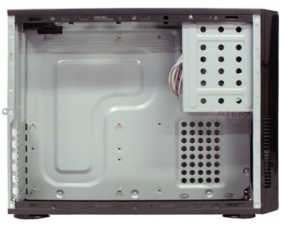 Gabinete ATX slim torre Casemall S102 Luna Black 440
