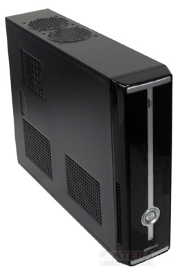 Gabinete ATX slim torre Casemall S103S Luna Silver 382