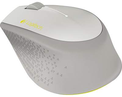 Mouse sem fio Logitech m280 1000 dpi 3 botes cinza USB