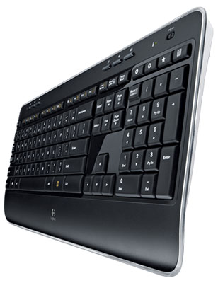 Teclado e mouse sem fio Logitech mk520 2.4GHz USB