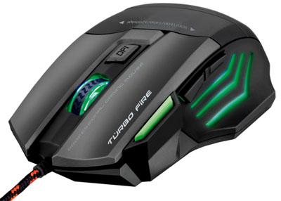 Mouse Gamer Multilaser MO207 Metal War 3200 dpi 1ms USB