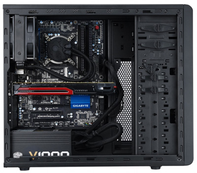 Gabinete torre Cooler Master N300 USB 3.0 preto