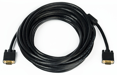 Cabo p/ monitor VGA macho x macho, filtro Pluscable 10m