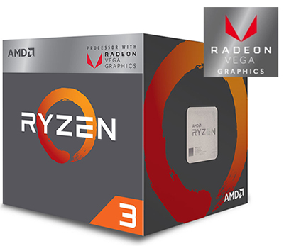 Processador AMD Ryzen 3 2200G QuadCore 10MB 3.7GHz AM4