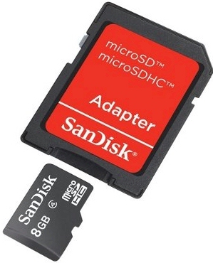 Memory Card micro SDHC 8GB Sandisk SDSDQM-008G-B35A
