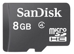 Memory Card micro SDHC 8GB Sandisk SDSDQM-008G-B35A