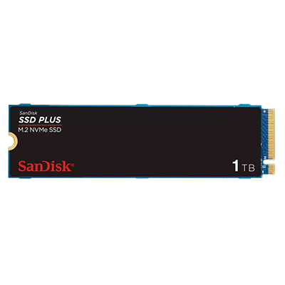SSD Plus 1TB M.2 SanDisk NVMe SDSSDA3N-1T00-G26 PCIe 3.0 3200MBps