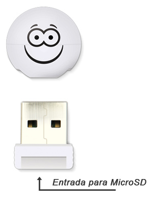 Leitor de carto microSD Comtac Smile 9203 Alegre, USB2