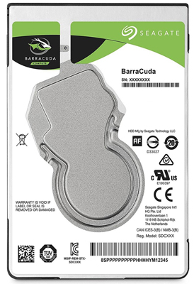 HD Seagate Barracuda 500GB 128MB 6gbps 2,5 pol 5400 rpm