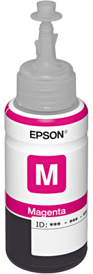 Refil de tinta magenta Epson T673320, 70ml p/ L800 
