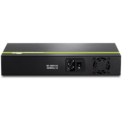 Switch Trendnet TPE-T80H 8 portas 10/100Mbps PoE+ 125W