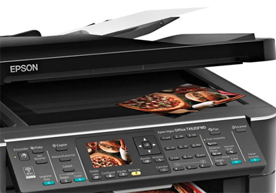 Multifuncional Epson TX620FWD, com fax e rede WiFi