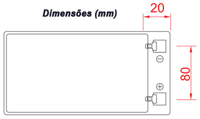 Bateria chumbo-acido Unipower UP12120, 12V, 12Ah, F250