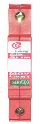 Protetor contra surto DPS Clamper VCL slim 60KA, 275V