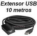 Cabo extensor USB 2.0 amplificado Roxline com 10 metros2