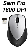 Mouse ptico sem fio HP Envy 500 2LX92AA 1600 dpi