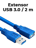 Cabo extensor USB-A 3.0 Tblack macho p/ fmea 2m2