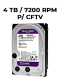 Disco rgido 4TB WD43PURZ Purple para cftv - WD-Intelbras
